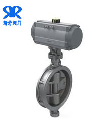 硬密封對夾氣動<a href='http://www.www.benjaminfoo.com/Product/diefa/' target='_blank'>蝶閥</a>